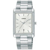 Lorus Classic Men's Rectangle Watch Silver RH937RX9 Lorus