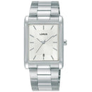 Lorus Classic Men's Rectangle Watch Silver RH937RX9 Lorus