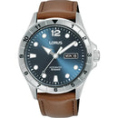 Lorus Sports Men's Watch Blue Dial Leather Automatic RL469BX9 Lorus
