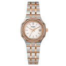 Rotary Brilliance Octagonal Ladies Watch Rose Two-Tone RLB10015/01