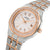 Rotary Brilliance Octagonal Ladies Watch Rose Two-Tone RLB10015/01