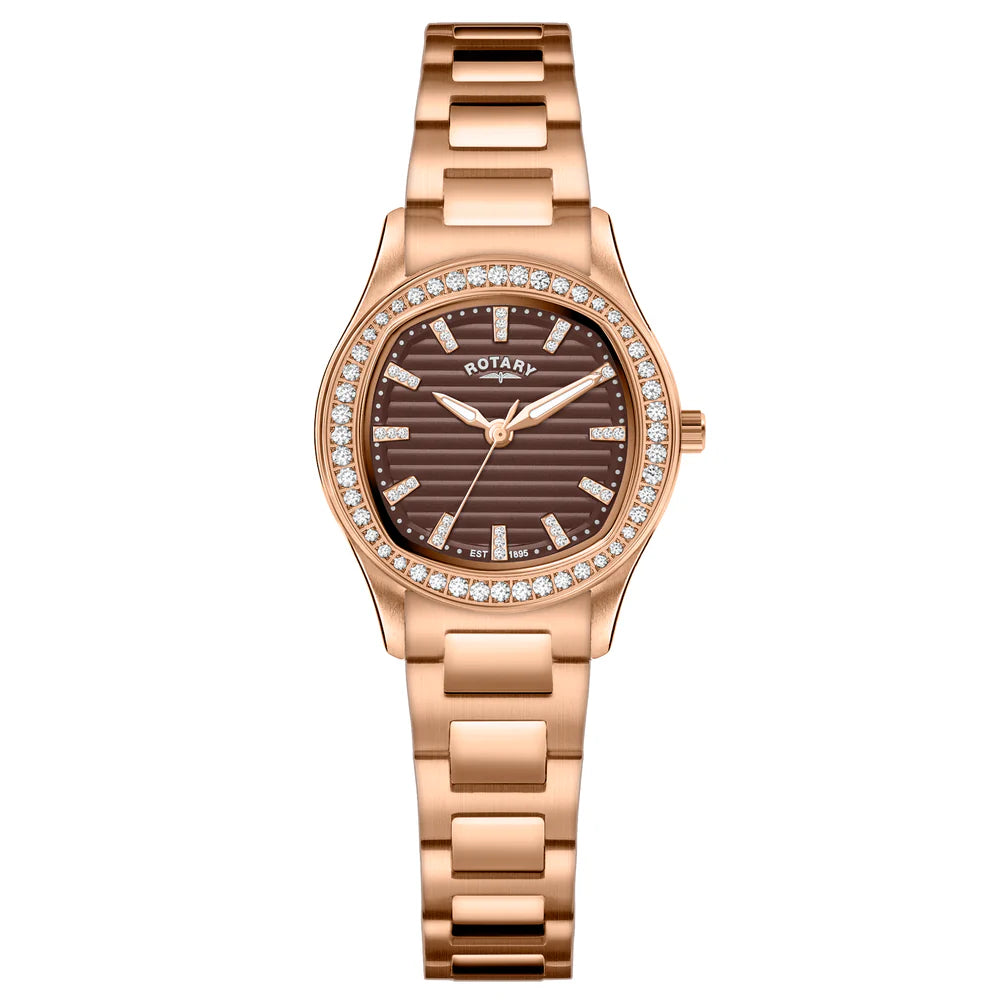 Rotary Brilliance Ladies Watch Chocolate RLB10020/16