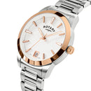 Rotary Heritage Ladies Watch Rose Two-Tone RLB10036/06 Rotary