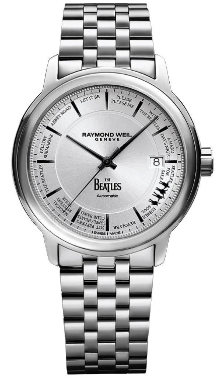 Raymond Weil Maestro Beatles Men's Watch Silver 2237-ST-BEAT1