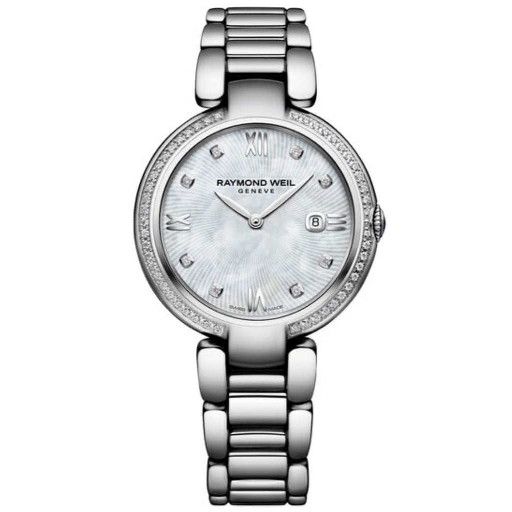 Raymond Weil Shine Ladies Watch Silver Mother Of Pearl 1600-STS-00995