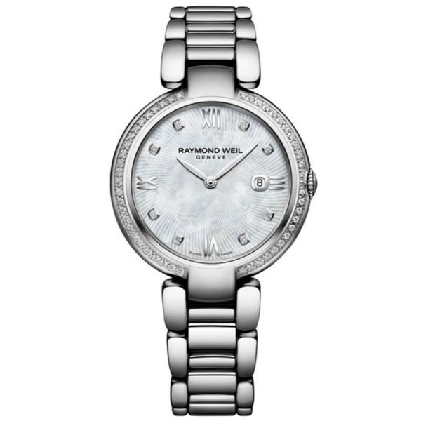 Raymond Weil Shine Ladies Watch Silver Mother Of Pearl 1600-STS-00995
