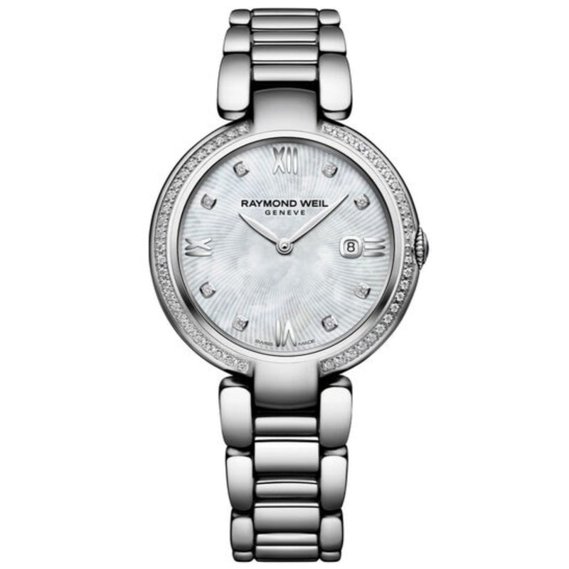 Raymond Weil Shine Ladies Watch Silver Mother Of Pearl 1600-STS-00995