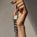 Rosefield Octagon XS Studio Ladies Watch Silver SWSSS-O56