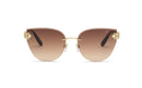 Chopard High Jewellery Ladies Gold Sunglasses SCHL05S 300K Chopard