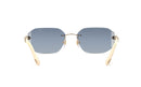 Chopard High Jewellery Ladies Light Gold Sunglasses SCHM51S 594G Chopard
