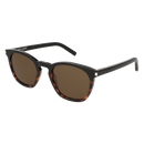 Corner Angle Square Sunglasses Black SL 28-025