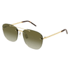 SL Logo Pilot Sunglasses Gold SL 309 RIMLESS-003 Saint Laurent