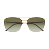 SL Logo Pilot Sunglasses Gold SL 309 RIMLESS-003 Saint Laurent