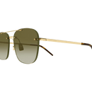 SL Logo Pilot Sunglasses Gold SL 309 RIMLESS-003 Saint Laurent