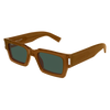 Corner Angle Square Sunglasses Brown SL 572-011
