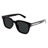 Corner Angle Sunglasses Rectangular Black SL 711-001