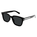 Corner Angle Sunglasses Rectangular Black SL 711-001