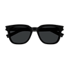 Corner Angle Sunglasses Rectangular Black SL 711-001