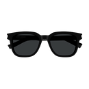 Corner Angle Sunglasses Rectangular Black SL 711-001