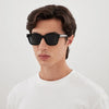 Corner Angle Square Sunglasses Havana SL 790-002