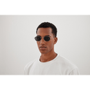 SL Logo Oval Sunglasses Gold SL 799-003
