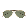 SL Logo Pilot Sunglasses Gold Havana SL 864-003
