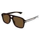 Corner Angle Pilot Sunglasses Havana SL 881-006 Saint Laurent