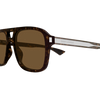 Corner Angle Pilot Sunglasses Havana SL 881-006 Saint Laurent
