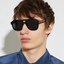 Corner Angle Pilot Sunglasses Havana SL 881-006 Saint Laurent