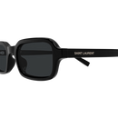 Saint Laurent Ladies Sunglasses Rectangular Black SL 908-001 Saint Laurent