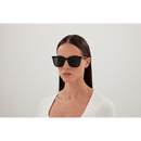 Monogram Square Sunglasses Black SL M146-001 Saint Laurent