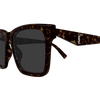 Monogram Rectangle Sunglasses Havana SL M170-002 Saint Laurent