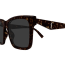 Monogram Rectangle Sunglasses Havana SL M170-002 Saint Laurent