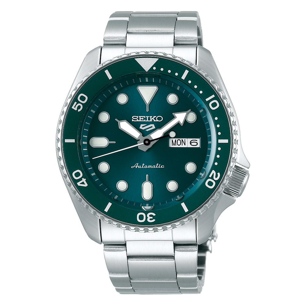 Seiko 5 Sports Men's Watch Green Dial Automatic SRPD61K1