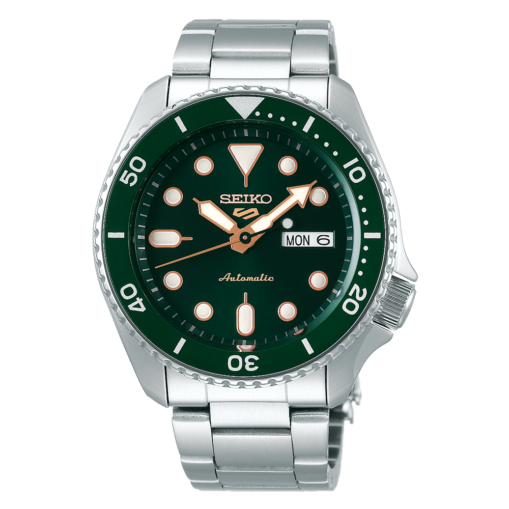 Seiko 5 Sports Men's Watch Green Dial Automatic SRPD63K1