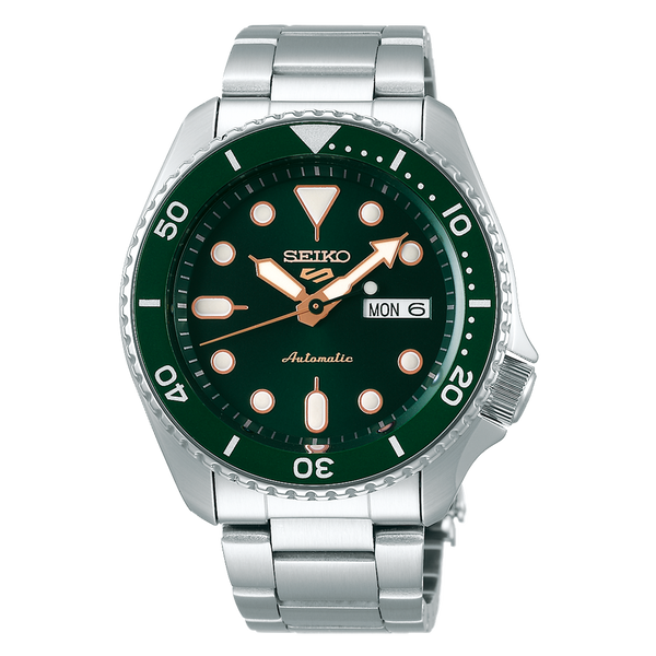 Seiko 5 Sports Men's Watch Green Dial Automatic SRPD63K1