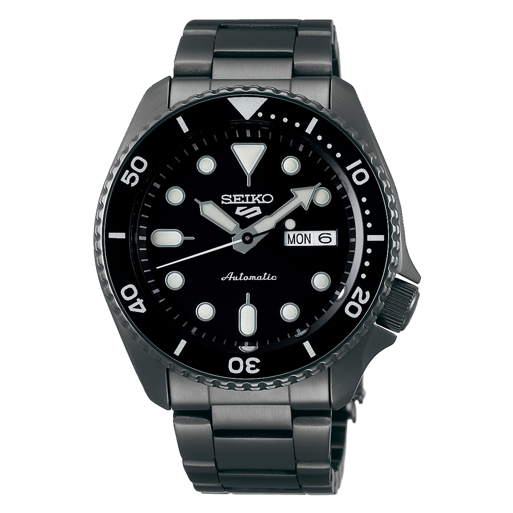Seiko 5 Sports Men's Watch Black Automatic SRPD65K1