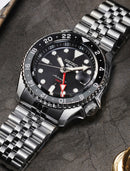 Seiko 5 Sports GMT Men's Watch Black Dial Automatic SSK001K1