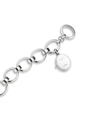 Rosefield Oval Charm Chain Ladies Watch Silver SWSSS-OV14