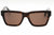Dolce & Gabbana Ladies Rectangular Sunglasses Havana DG4465