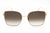 Fendi Baguette Ladies Sunglasses Brown Gradient Lens FE40013U 30F