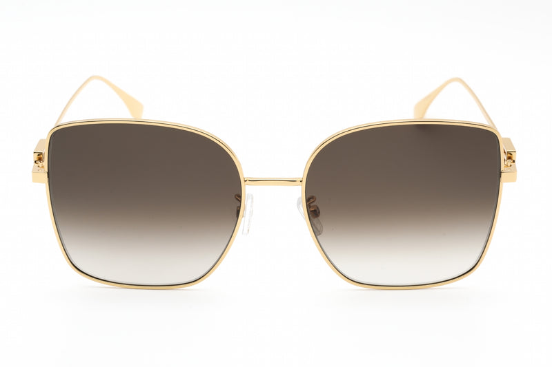 Fendi Baguette Ladies Sunglasses Brown Gradient Lens FE40013U 30F
