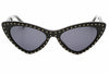 Moschino Ladies Sunglasses Cat-Eye Black MOS006/S - 0807 IR Moschino