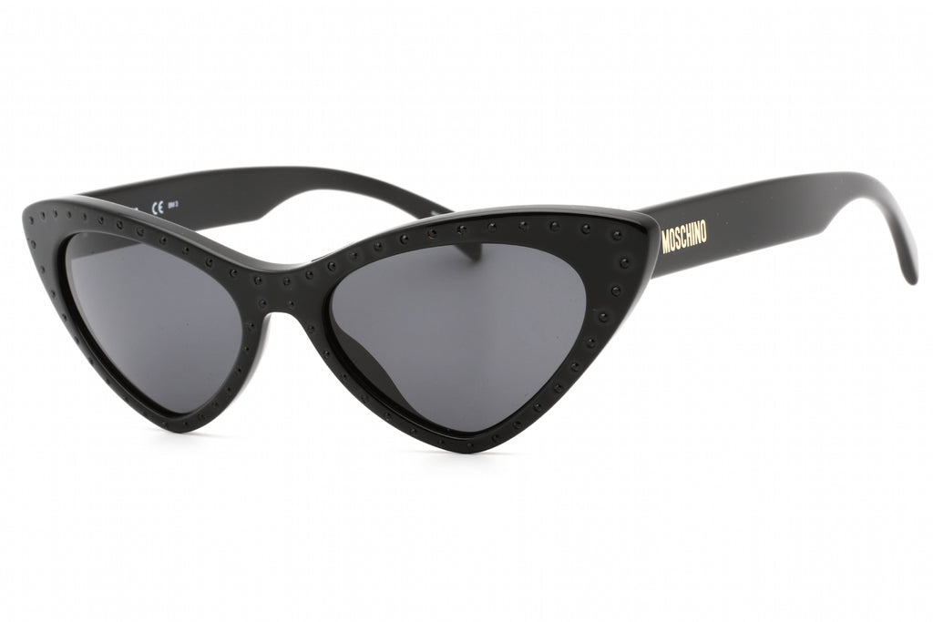 Moschino Ladies Sunglasses Cat-Eye Black MOS006/S - 02M2 IR