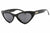 Moschino Ladies Sunglasses Cat-Eye Black MOS006/S - 02M2 IR