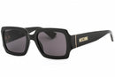 Moschino Ladies Sunglasses Rectangular Black MOS063/S - 807/IR
