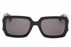 Moschino Ladies Sunglasses Rectangular Black MOS063/S - 807/IR Moschino