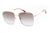 Moschino Ladies Sunglasses Square Rose Gold MOS072/G/S-0DDBQR