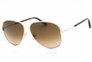 Tom Ford Clark Sunglasses Aviator Gold FT0823 - 28F
