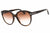 Tom Ford Nora Ladies Sunglasses Round Havana FT0957-D 52F
